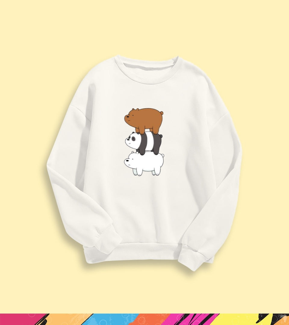 PANDA OVER PANDA SWEATSHIRT - teehoodie.co