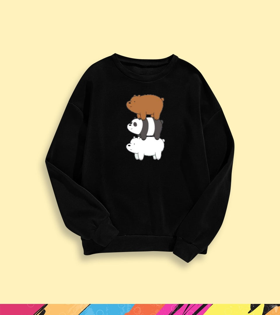 PANDA OVER PANDA SWEATSHIRT - teehoodie.co