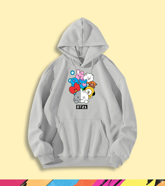 COLORFUL BT21 HOODIE - teehoodie.co