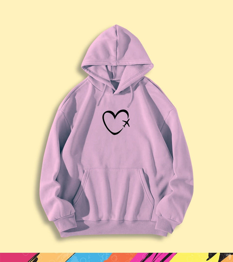 PLANE HEART HOODIE - teehoodie.co