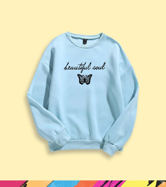 BEAUTIFUL SOUL BUTTERFLY SWEATSHIRT - teehoodie.co