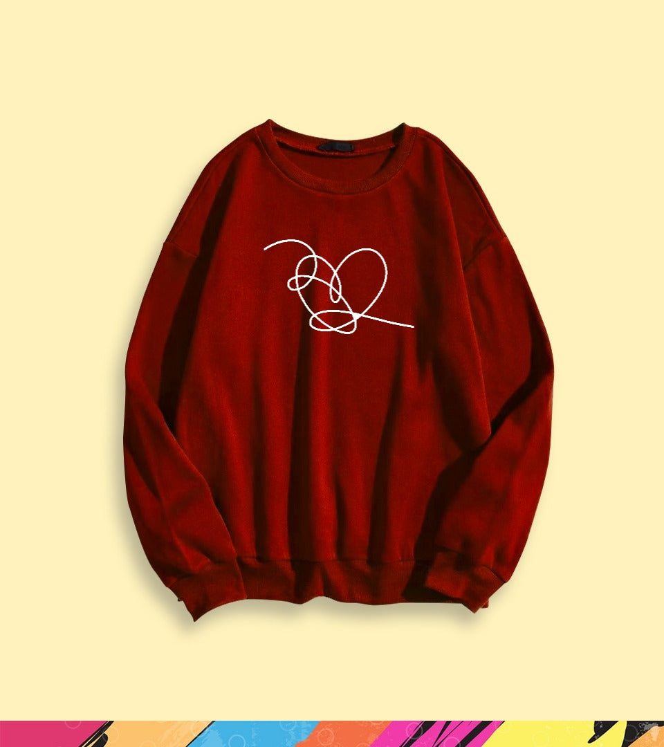 STRING HEART SWEATSHIRT - teehoodie.co