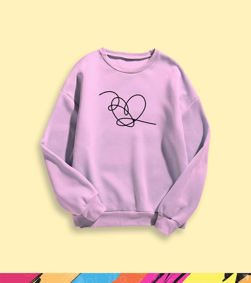 STRING HEART SWEATSHIRT - teehoodie.co