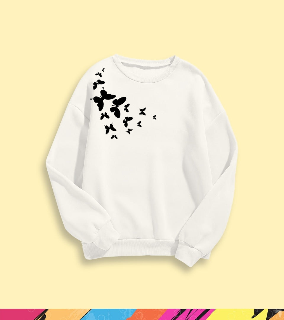 CUTE LITTLE BUTTERFLY SWEATSHIRT - teehoodie.co