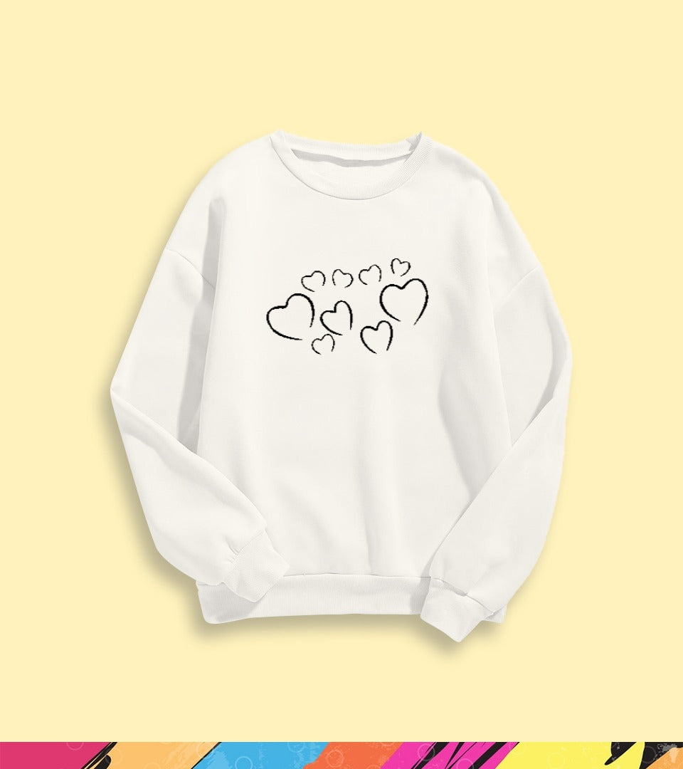 PLUS HEART SWEATSHIRT - teehoodie.co