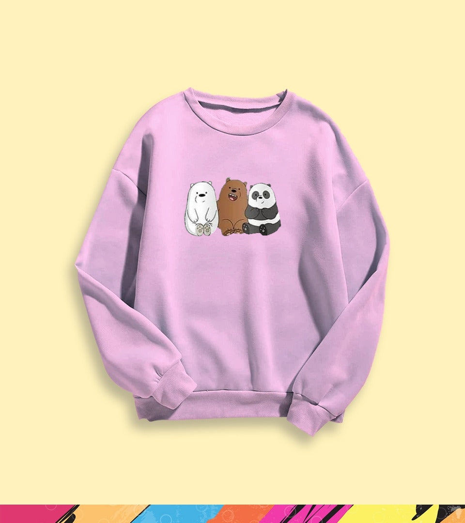 THREE BEAR FRIENDS SWEATSHIRT - teehoodie.co