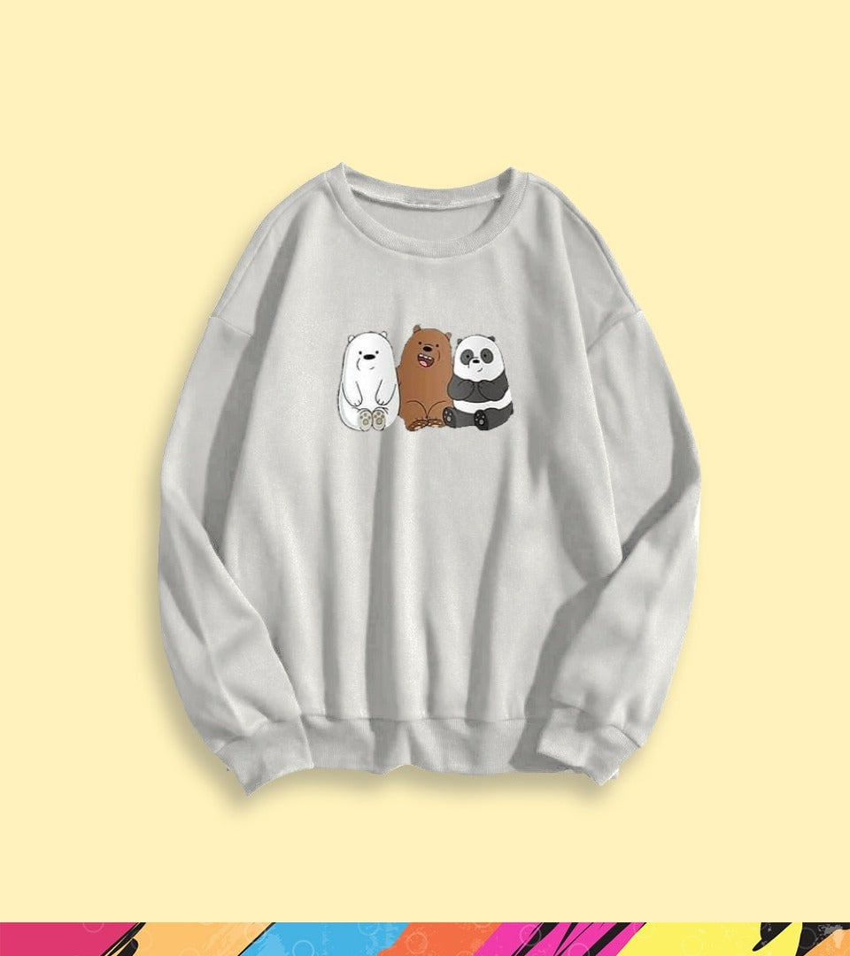 THREE BEAR FRIENDS SWEATSHIRT - teehoodie.co