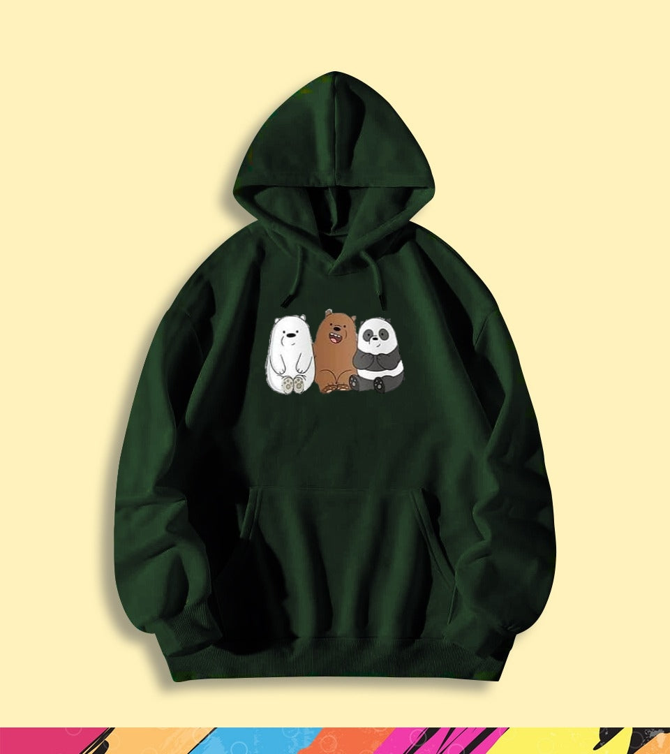 THREE BEAR FRIENDS HOODIE - teehoodie.co