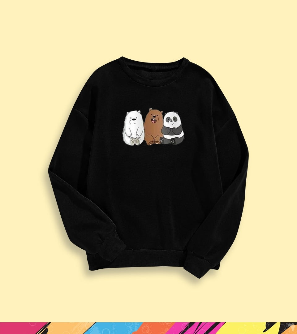 THREE BEAR FRIENDS SWEATSHIRT - teehoodie.co