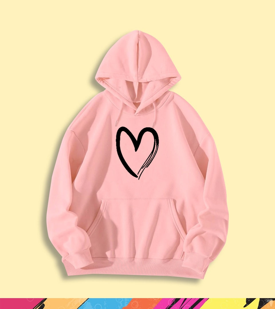 CUTE HEART HOODIE - teehoodie.co