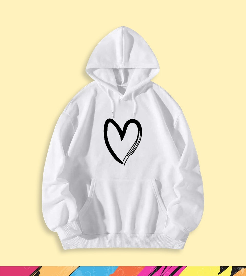 CUTE HEART HOODIE - teehoodie.co