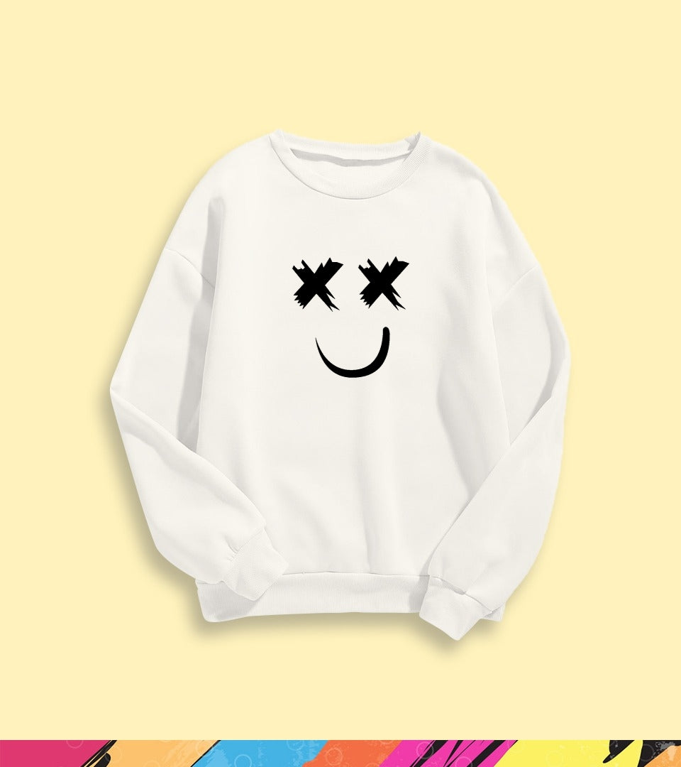 MARSHMALLOW PRINTED SWEATSHIRT - teehoodie.co