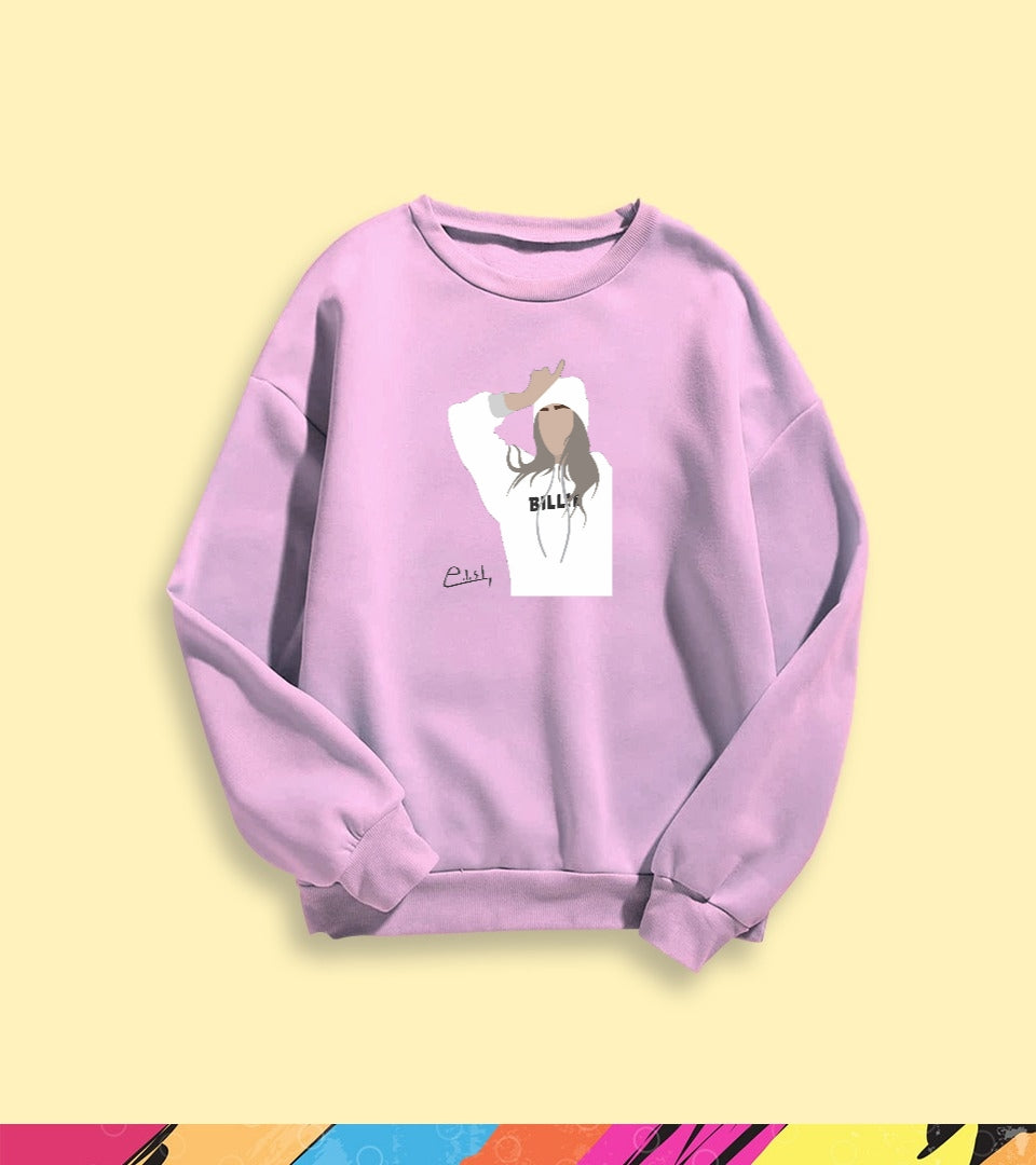 BILLIE EILISH GRAPHIC SWEATSHIRT - teehoodie.co