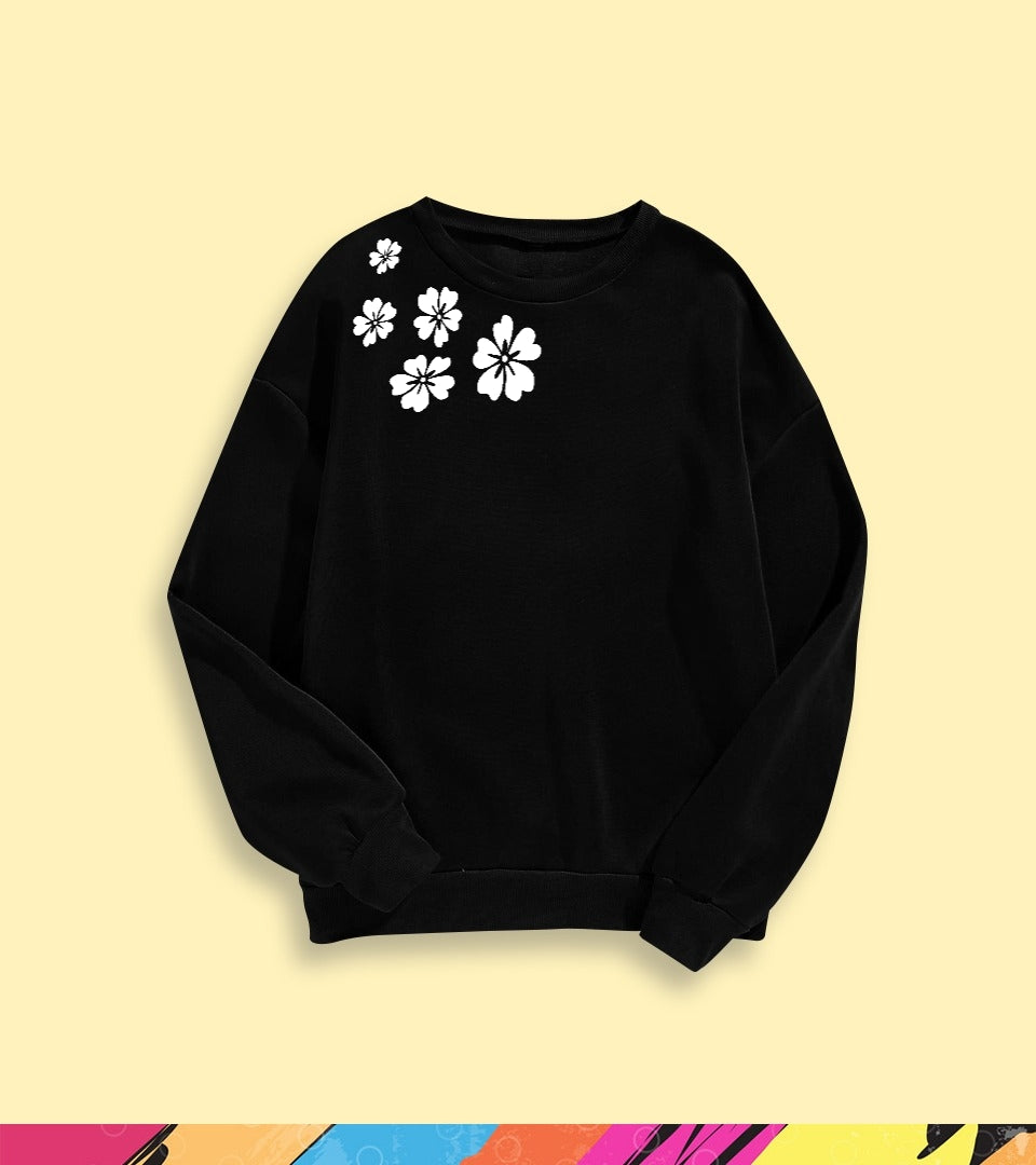 CUTE FLOWER SWEATSHIRT - teehoodie.co