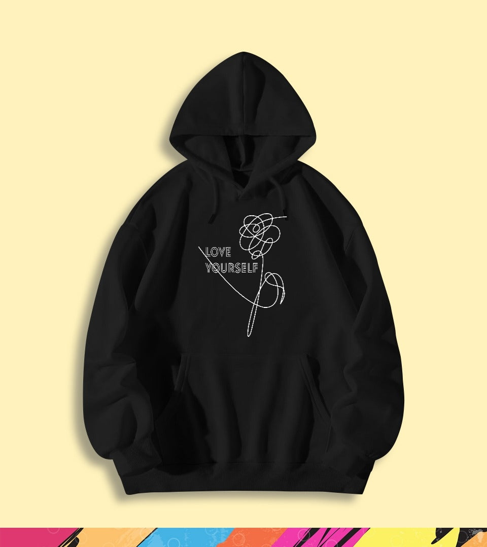 LOVE YOURSELF HOODIE - teehoodie.co