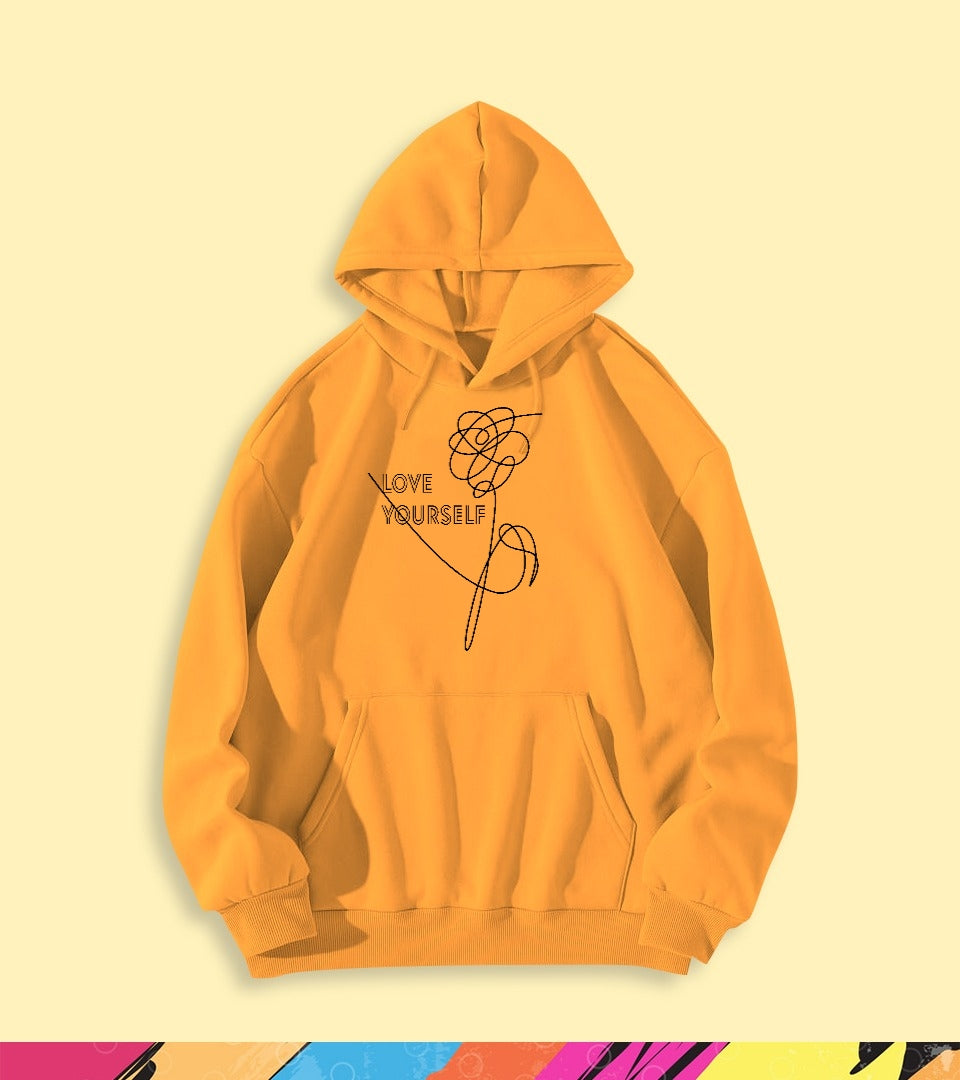 LOVE YOURSELF HOODIE - teehoodie.co