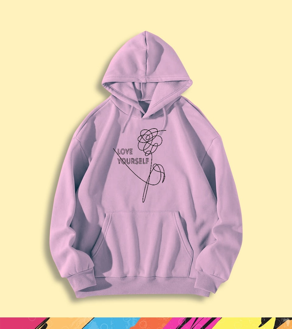 LOVE YOURSELF HOODIE - teehoodie.co