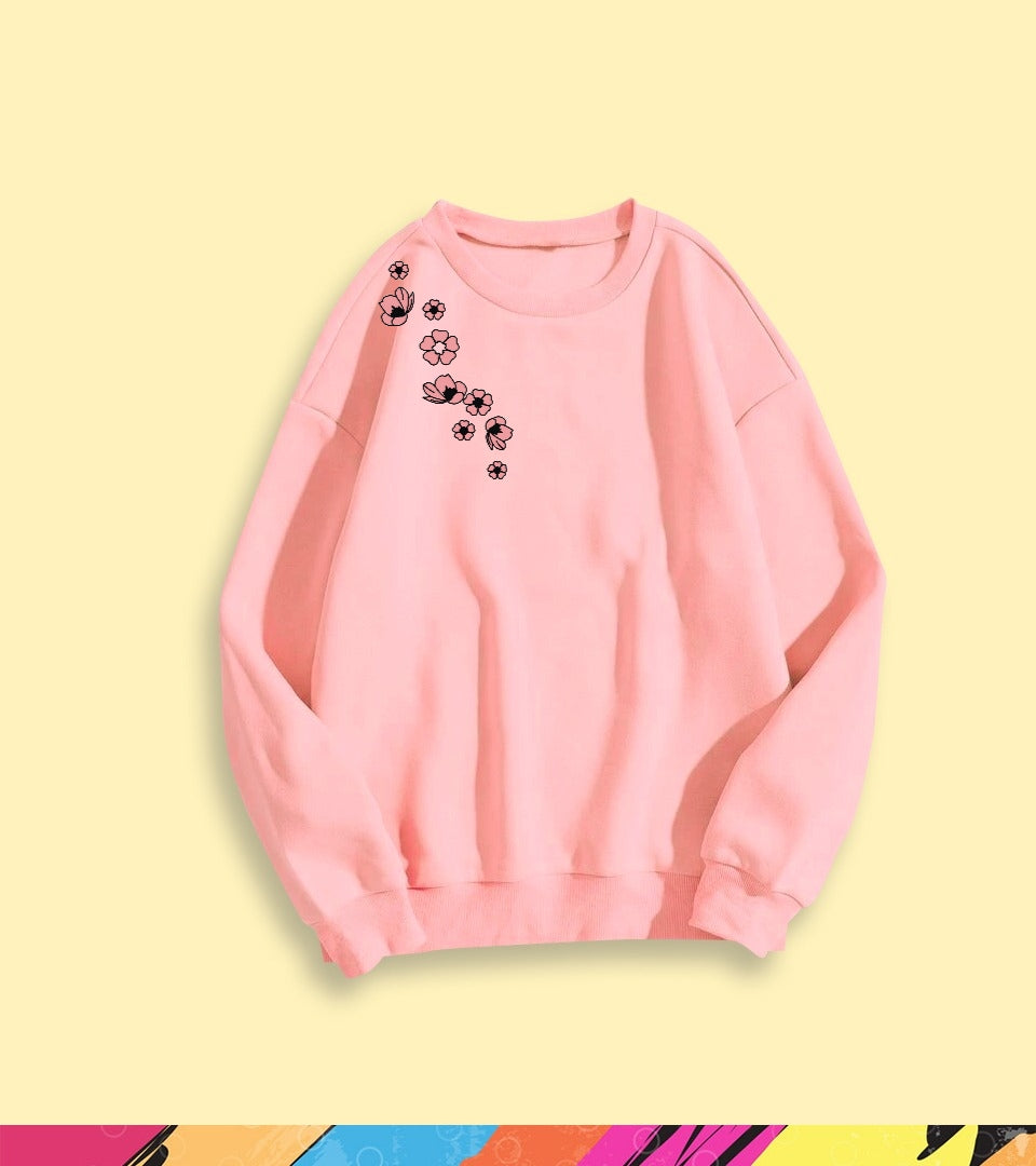 FLOWER SWEATSHIRT - teehoodie.co