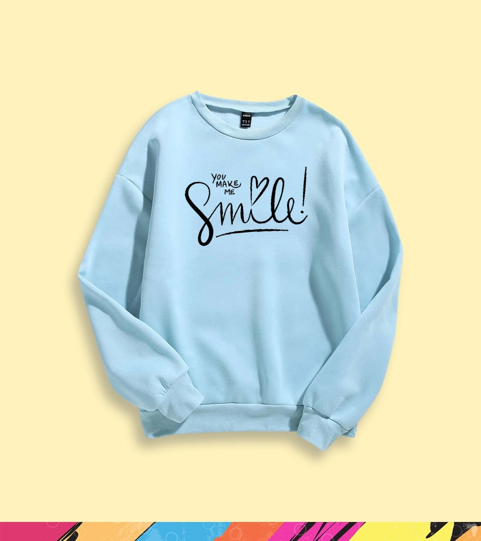 YOU MAKE ME SMILE SWEATSHIRT - teehoodie.co