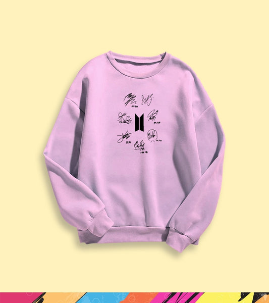 BTS SIGNATURE SWEATSHIRT - teehoodie.co