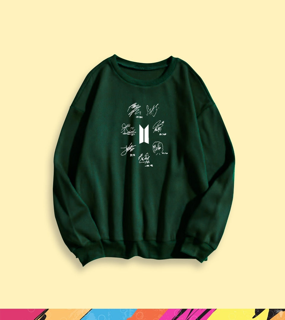 BTS SIGNATURE SWEATSHIRT - teehoodie.co