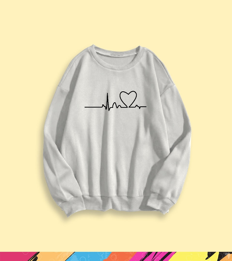 HEARTBEAT SWEATSHIRT - teehoodie.co