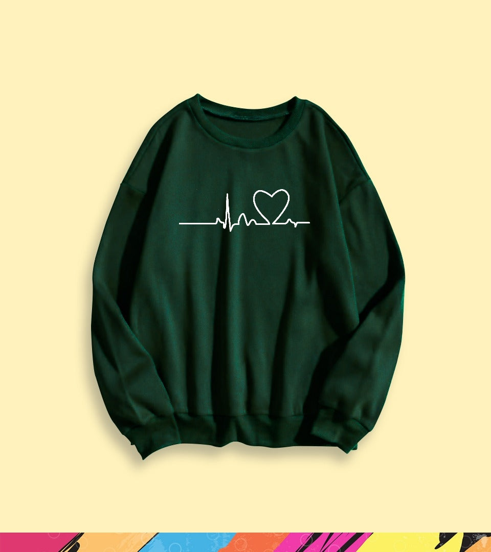 HEARTBEAT SWEATSHIRT - teehoodie.co