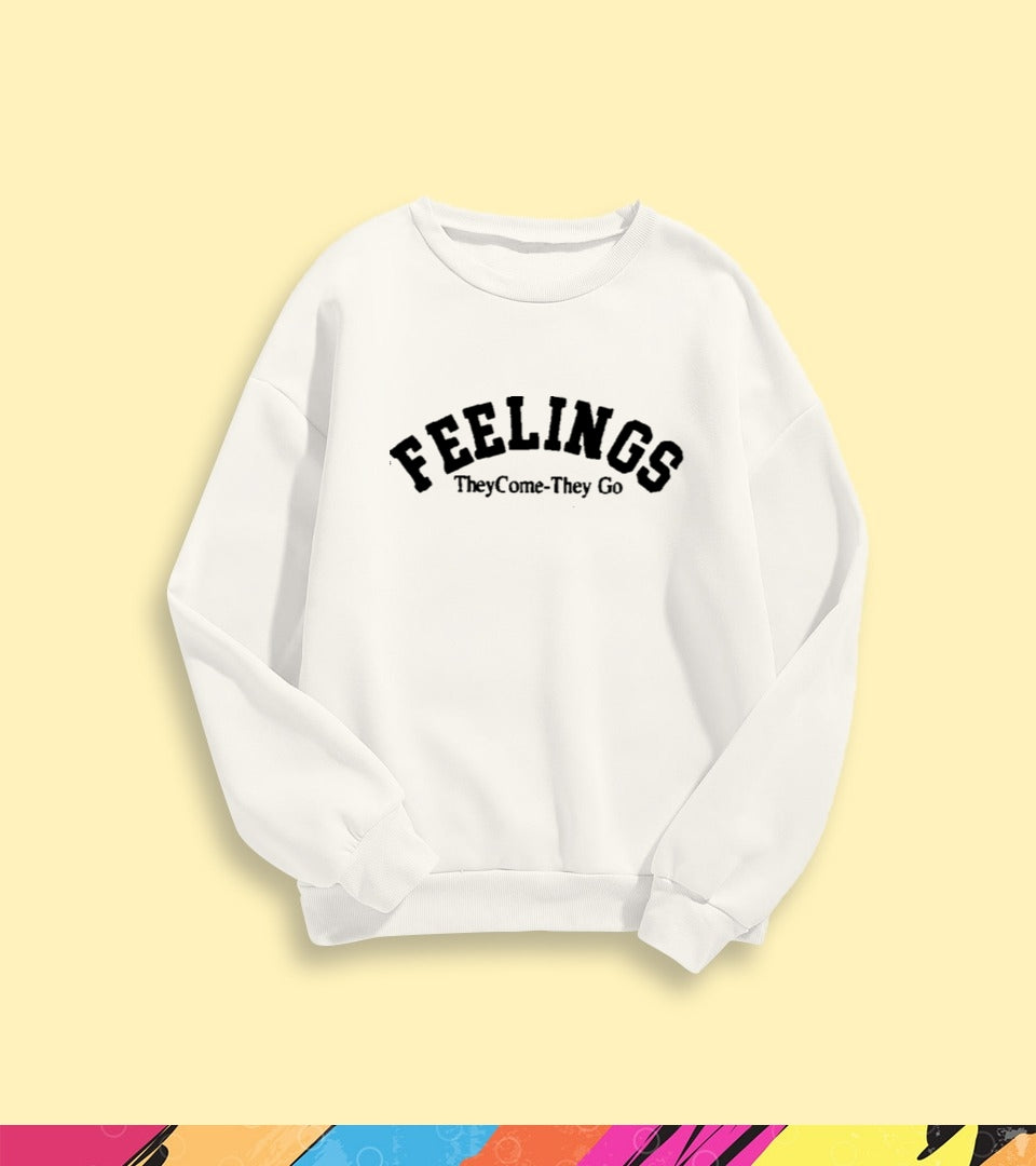 FEELINGS SWEATSHIRT - teehoodie.co