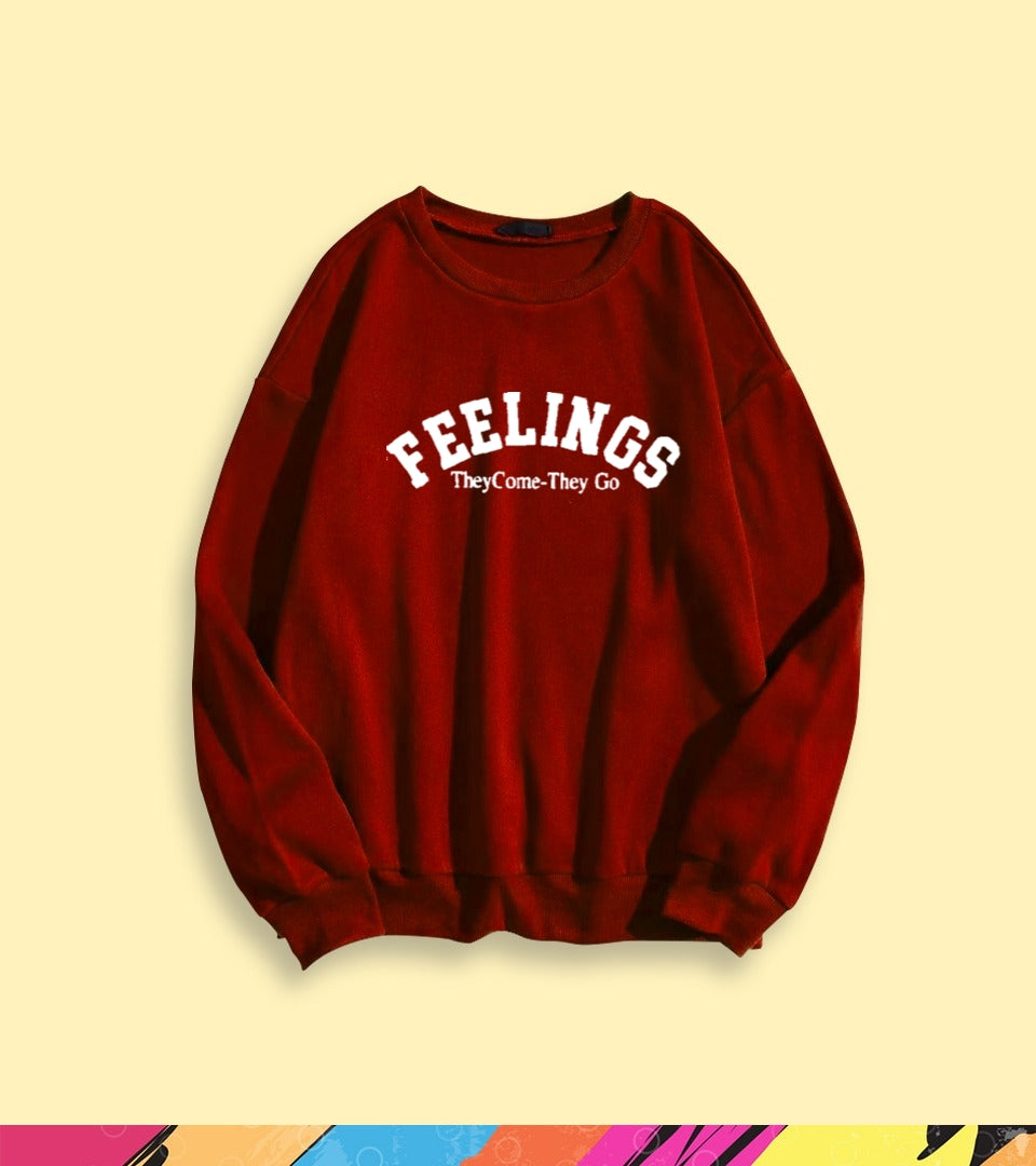 FEELINGS SWEATSHIRT - teehoodie.co