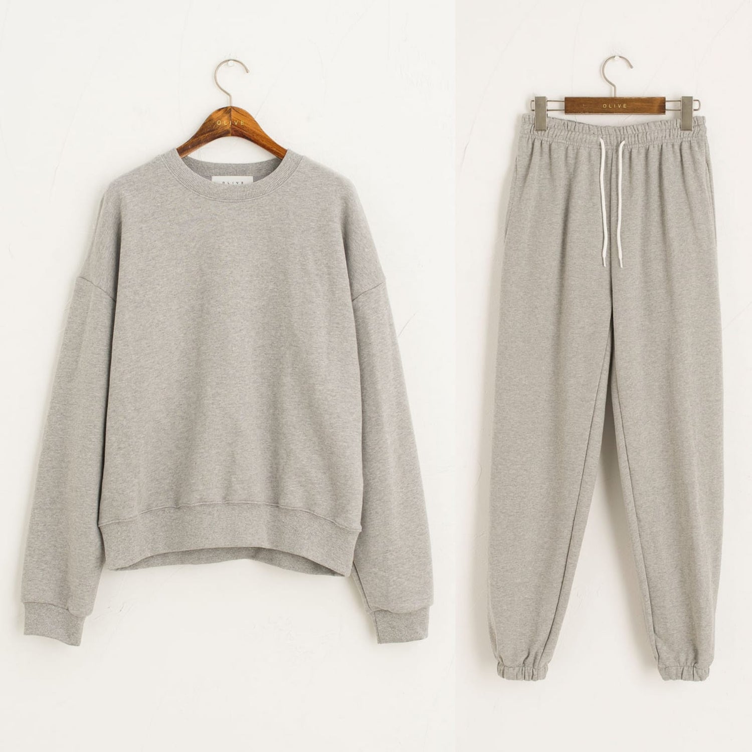 Grey Plain tracksuit - teehoodie.co