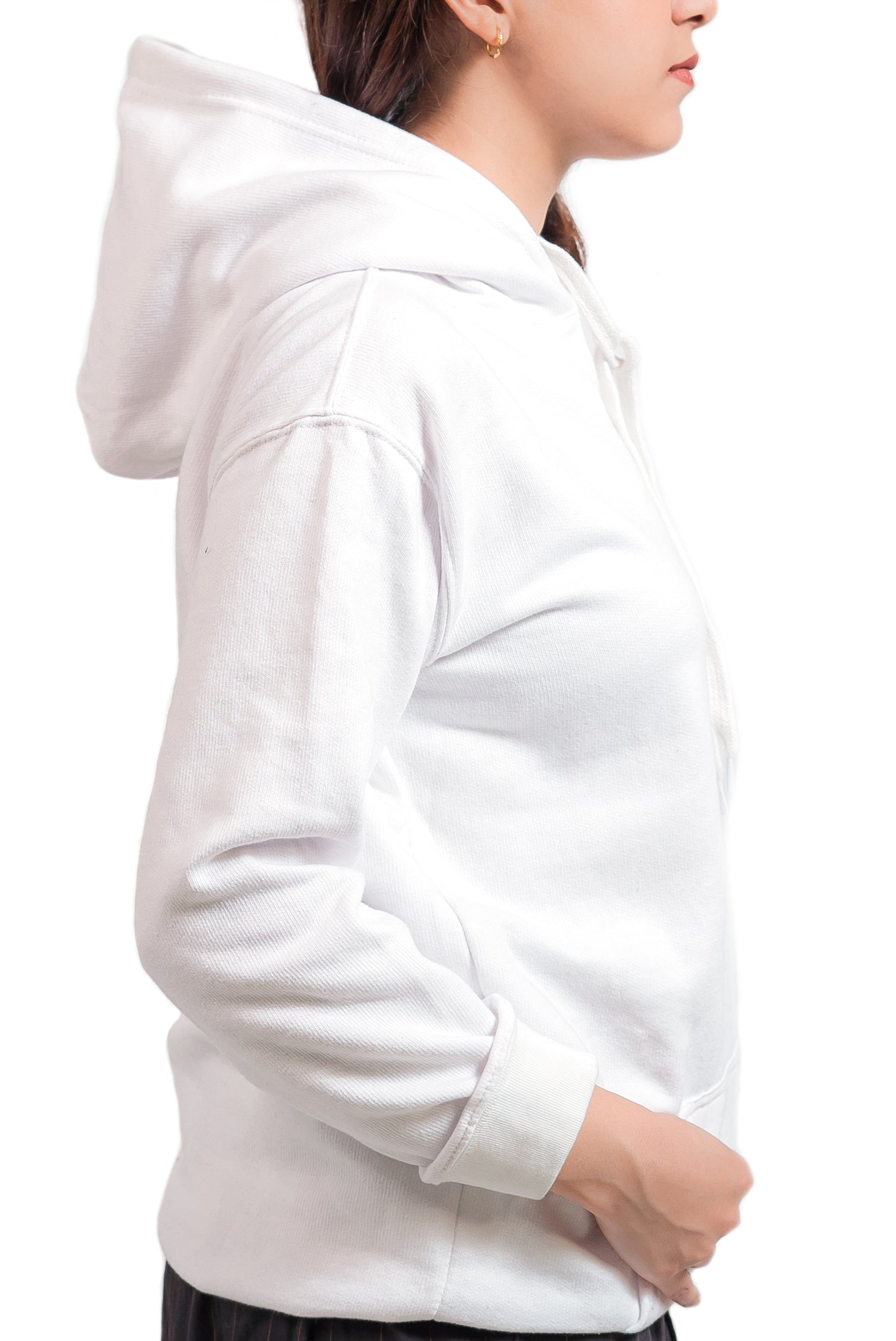 Basic White Hoodie Women